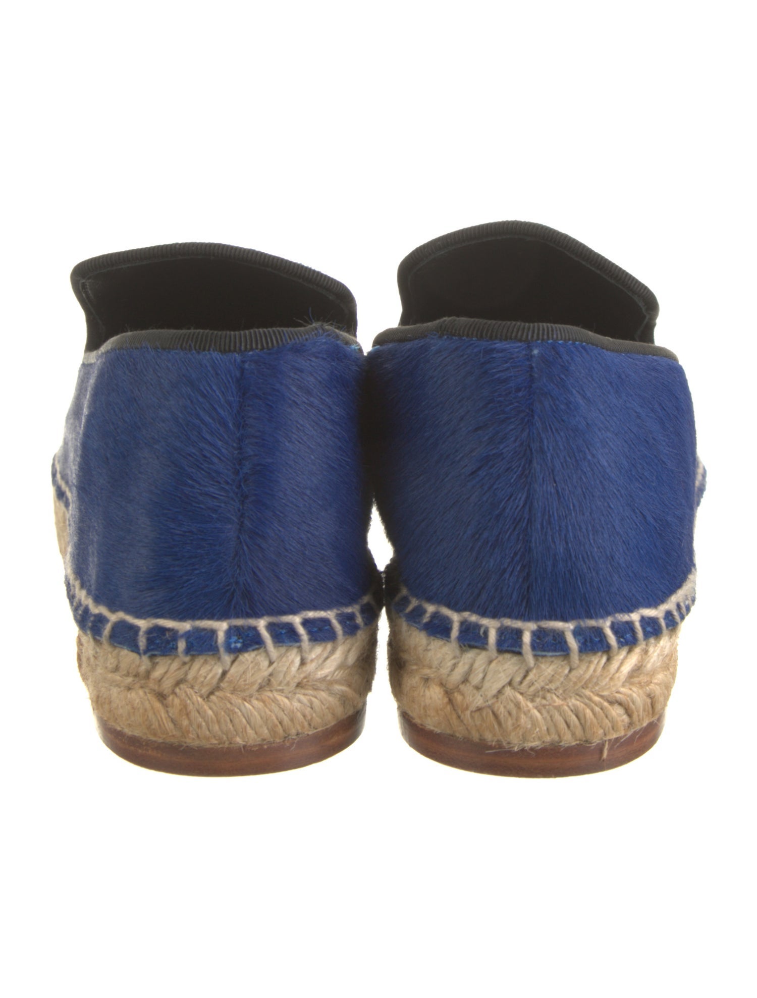 Celine Ponyhair Grosgrain Trim Espadrilles